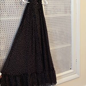 Just...Taylor Black and White Maxi Skirt